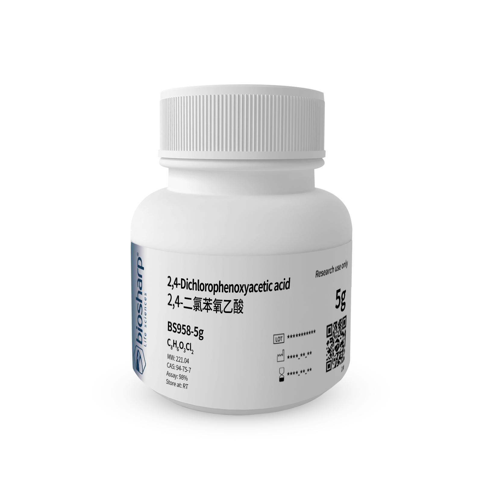 BS958-5g 2,4-D 2,4-二氯苯氧乙酸