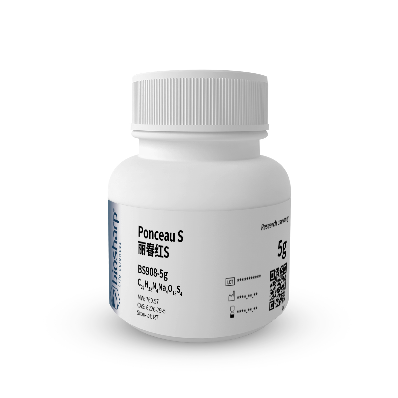 BS908-5g 丽春红S(猩红S)/Ponceau S
