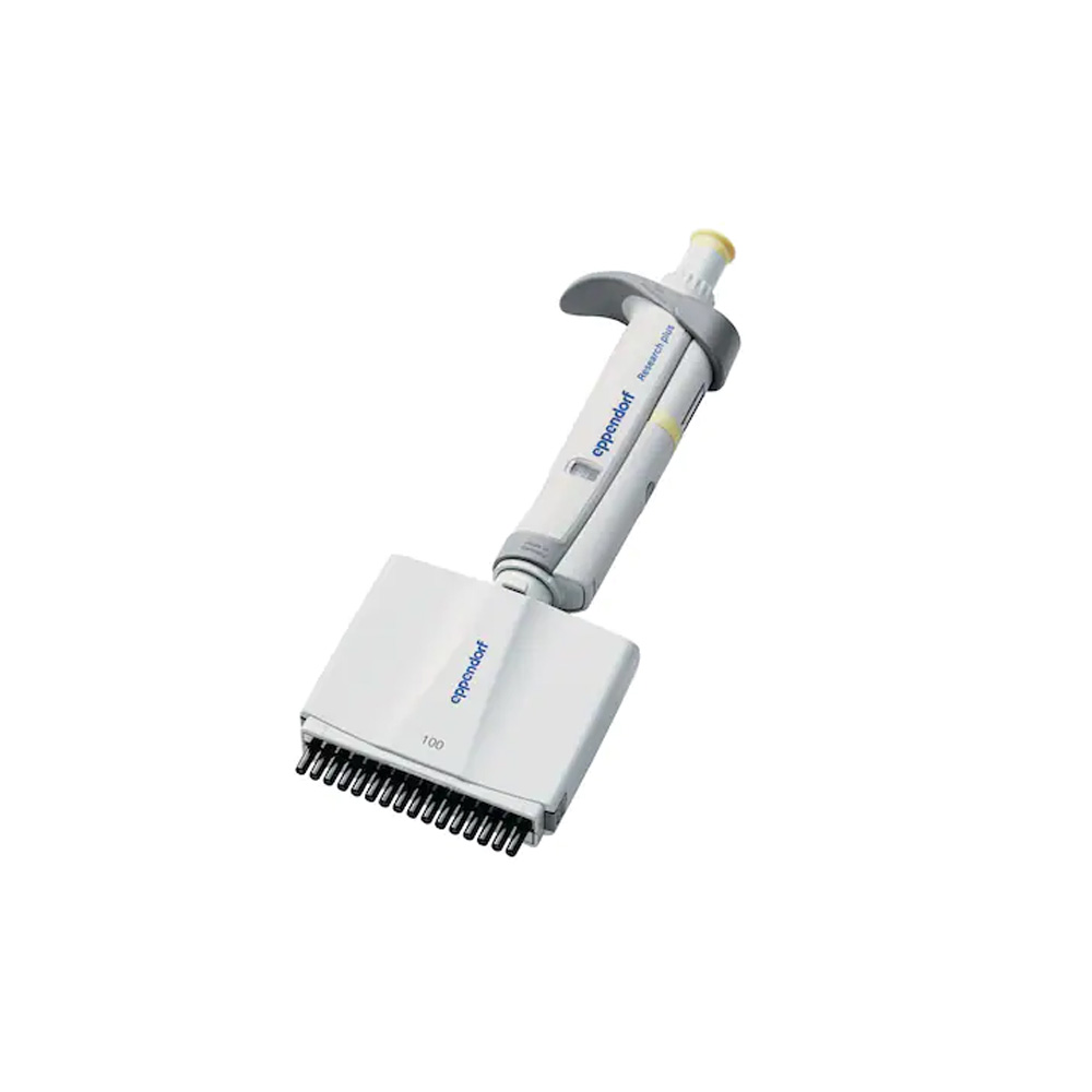 新3125000095老3122000094 Research plus 16道可调量程移液器 5-100μl 浅黄色 - Eppendorf/艾本德