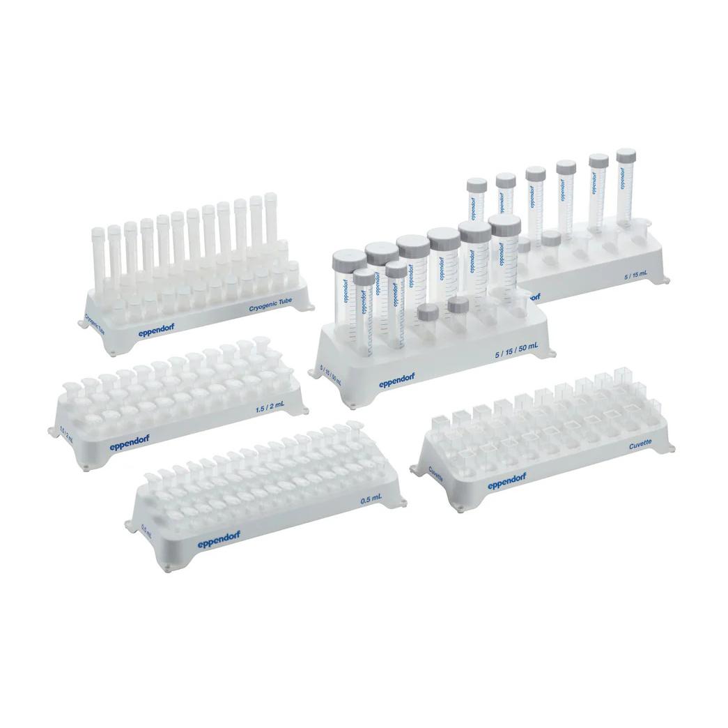 0030119827 离心管架 用于5.0 mL 和15 mL 离心管 16孔（2排x8孔） 2个 白色 高温高压灭菌 - Eppendorf/艾本德