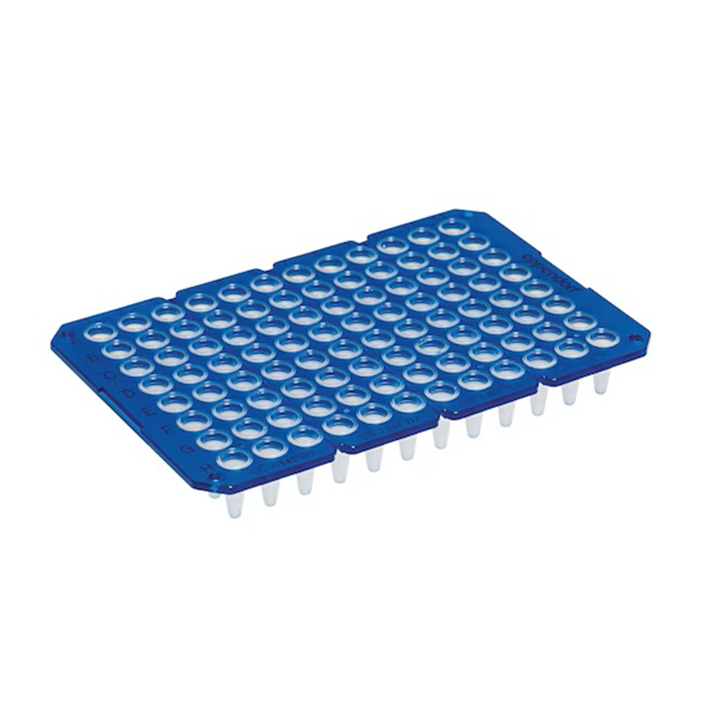 0030133382 96孔PCR板 无裙边 低通量 蓝色 可拆分 20块 - Eppendorf/艾本德