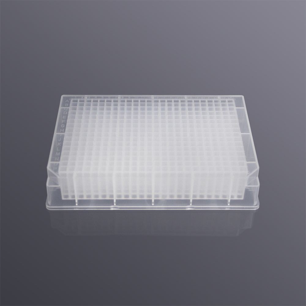 DWS-384-SC-0240 240μL 384孔方口V底透明深孔板