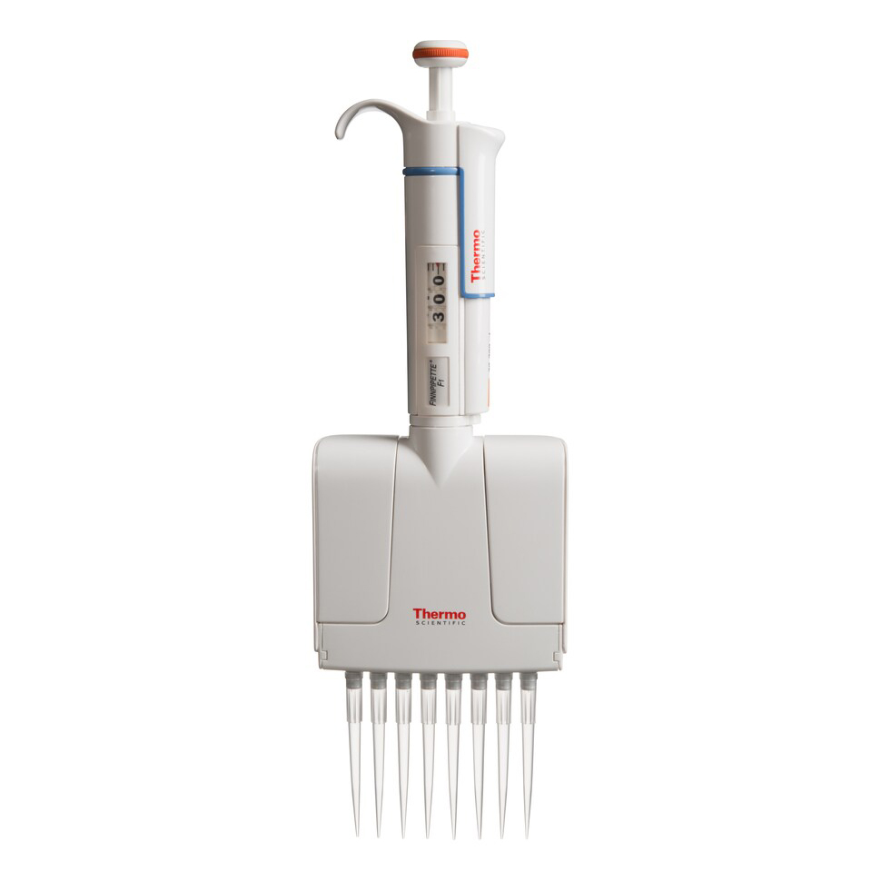 4661000N 1-10ul F1 可调八道移液器,纳米材料，表面抗菌 - Thermo/赛默飞
