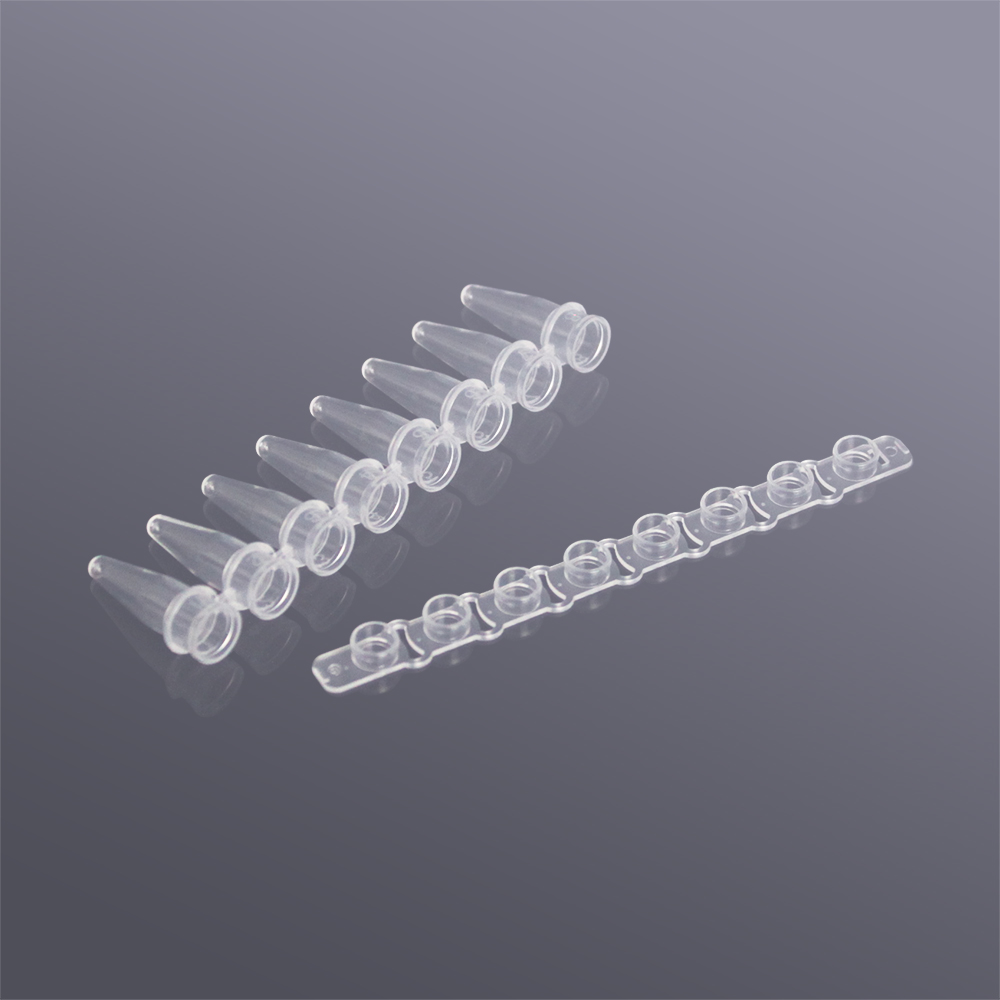 BS-0208-PST-A 0.2ml非荧光定量平盖八排管（含盖）