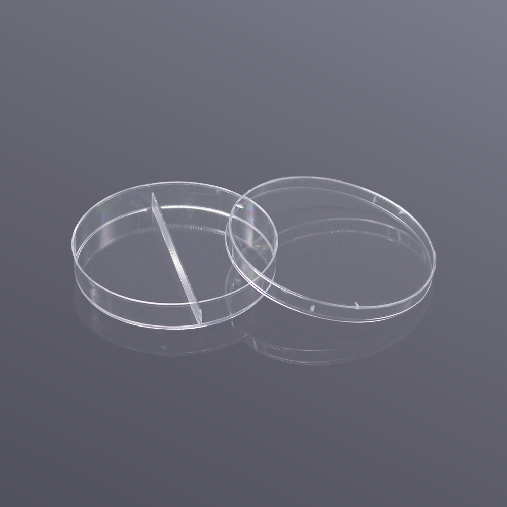 BS-90-D2 90*15mm一次性塑料培养皿, 2格14.6g