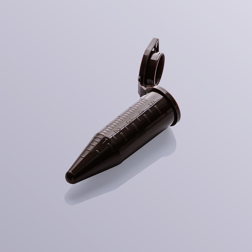 BS-50-AM-S 5ml尖底离心管，棕色翻盖 ，无菌