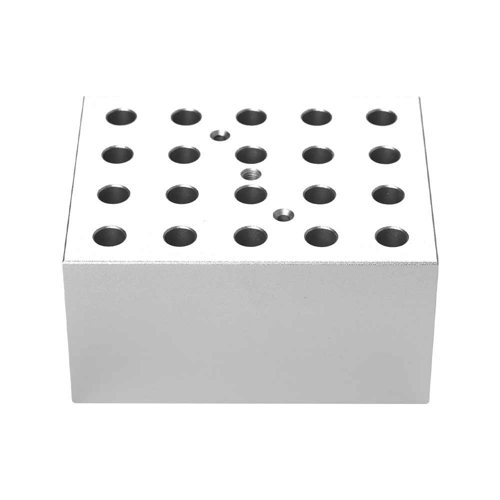 18900460 加热块附件，适用于0.5ml离心管, 20孔（改进款）-H 0.5ml×20 - DLAB/大龙