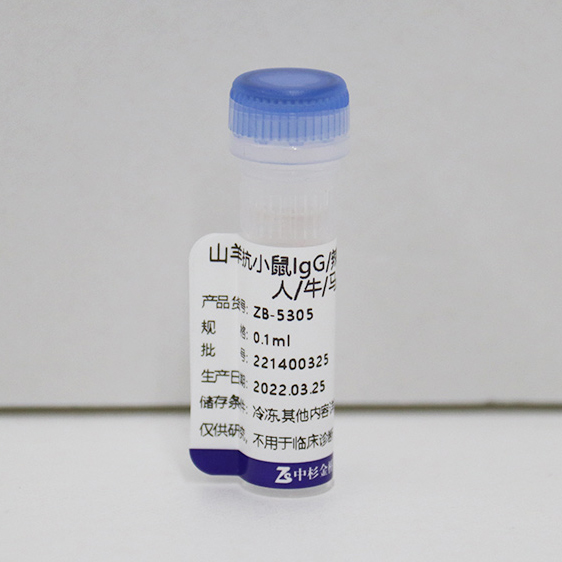 ZB-5305-0.1ml 辣根酶标记山羊抗小鼠IgG（H+L）