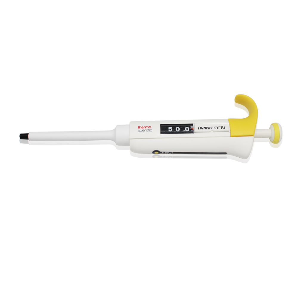 4640090 5-50ul F3 单道可调移液器,半支消毒，配200ul,250ul通用吸头 - Thermo/赛默飞
