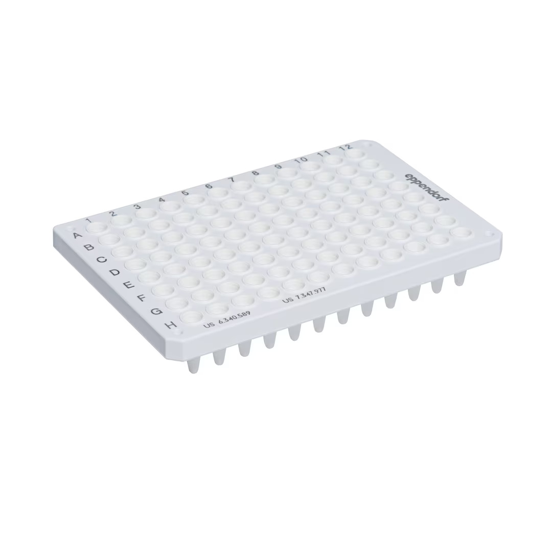 0030132548 twin.tec 96孔, 半裙边, 250 µL, PCR clean, 白色框, 白色管 - Eppendorf/艾本德