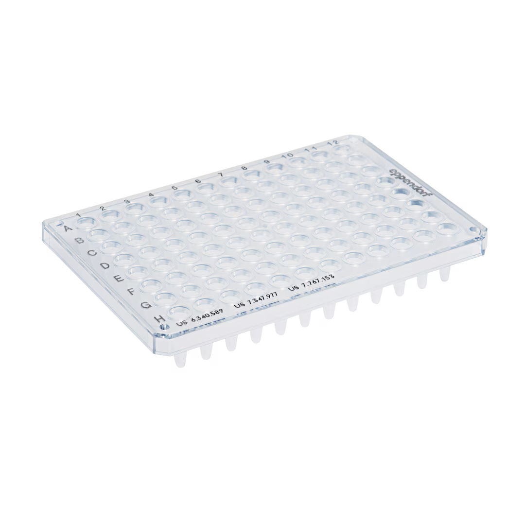 0030129326 twin.tec 96孔, 半裙边, 250 µL, PCR clean, 透明