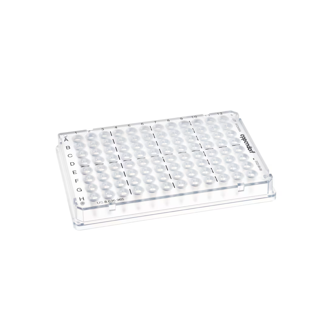 0030129768 twin.tec 96孔, 全裙边, 150 µL, PCR clean, 透明 - Eppendorf/艾本德