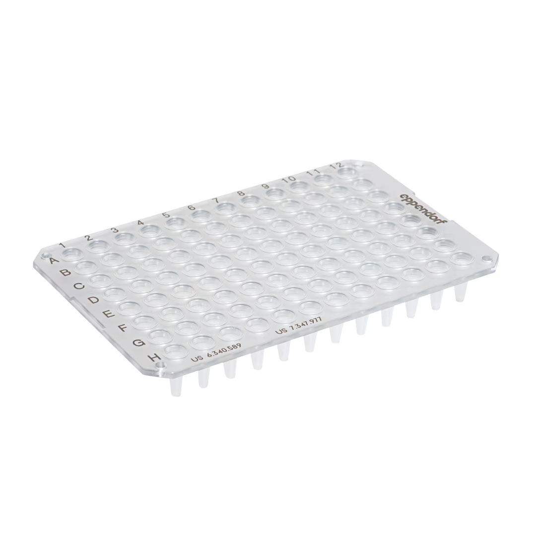 0030133307 twin.tec 96孔, 无裙边, 150 µL, PCR clean, 透明, low profle - Eppendorf/艾本德