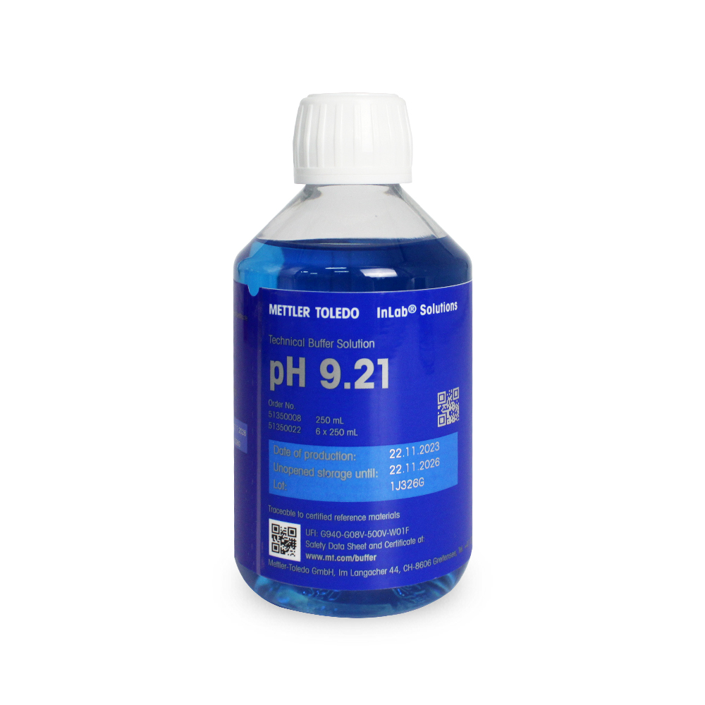 51350008 9.21pH缓冲液Technical Buffer，1瓶x250mL - 梅特勒-托利多