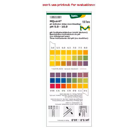 1095330001 pH指示条pH 5.0-10.0 - MerckMillipore/默克密理博