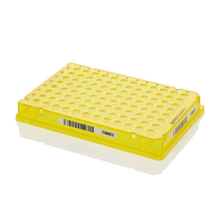 A31730 MicroAmp EnduraPlate 光学 0.2 mL 96 孔全裙边板带条形码，黄色 - ABI