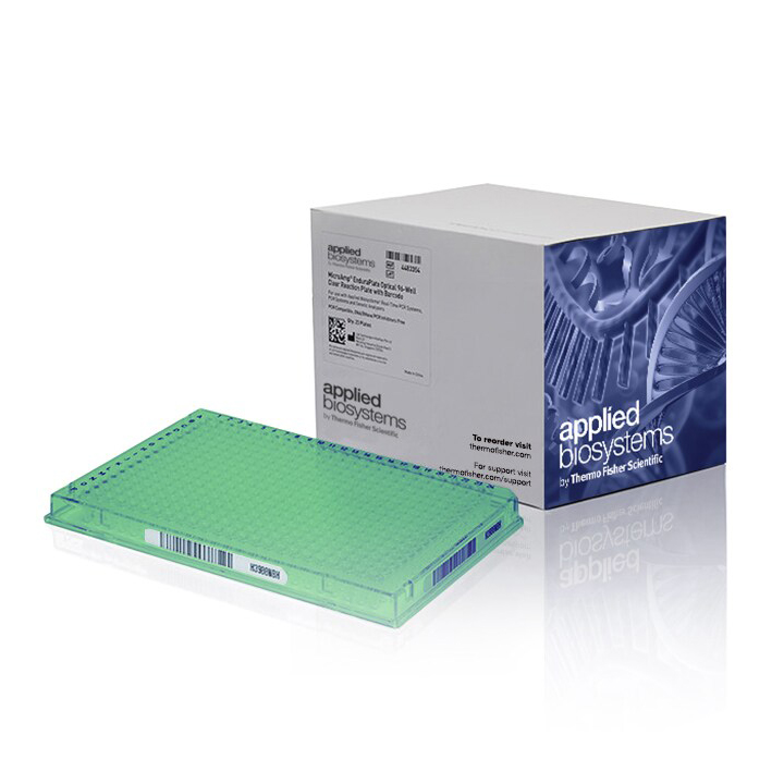 4483321 MicroAmp EnduraPlate 光学 0.02 mL 384 孔绿色反应板带条形码 - ABI