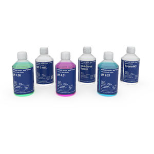 30095314 多合一溶液套装1，共6瓶x250mL，包括pH4.01/7.00/9.21缓冲液、胃蛋白酶/盐酸清洗液，InLab电极储存液，3MKCl溶液 - 梅特勒-托利多
