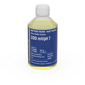 51350060 氧化还原缓冲液220mV， pH7(UH=427mV)，1瓶x250mL - 梅特勒-托利多