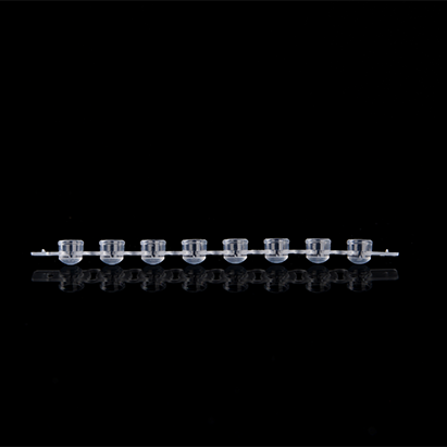 KG2411 0.2ml PCR8联排环形凸盖；透明 - KIRGEN(科进)