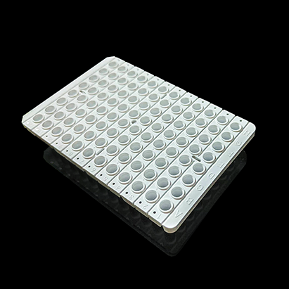 KG2564 0.2ml 白色半裙边96孔PCR板；白色数码 - KIRGEN(科进)