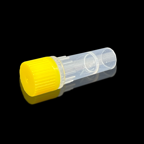 KG2751Y 0.5 mL自立式锥形螺旋盖微量离心管和管盖；带O型圈，透明，聚丙烯，黄色盖，辐照灭菌，20000 x g - KIRGEN(科进)