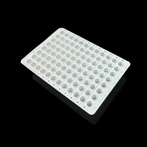 KG2562 0.2ml 白色无裙边96孔PCR板；白色数码 - KIRGEN(科进)