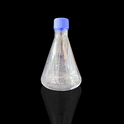 KG000501 1000ml 三角摇瓶；PETG，透气盖，灭菌 - KIRGEN(科进)