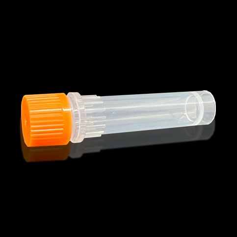 KG2753O 2.0 mL自立式锥形螺旋盖微量离心管和管盖；带O型圈，透明，聚丙烯，橙色盖，辐照灭菌，20000 x g - KIRGEN(科进)