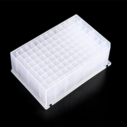 KG96602 96孔深孔板；2.2ml，方孔，V型底，消毒