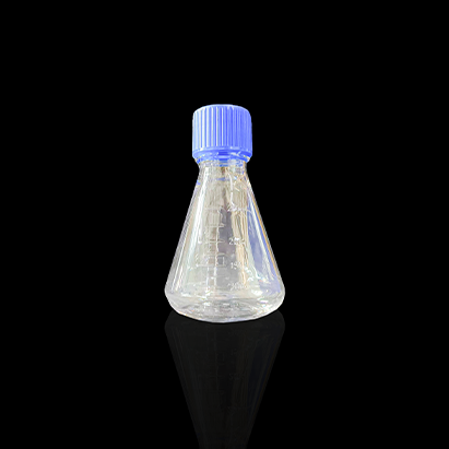 KG000301 250ml 三角摇瓶；PETG，透气盖，灭菌 - KIRGEN(科进)