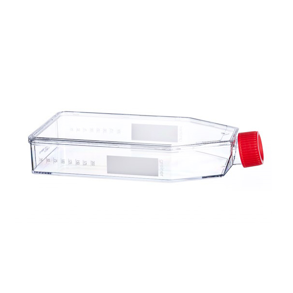660160 细胞培养瓶，175cm²，最大容积550ml（flat），TC处理，红色标准盖，灭菌 - Greiner