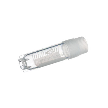 126263 冻存管 2ml，外旋，星形站立角，自然，有书写区 - Greiner