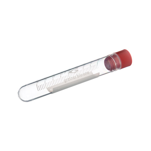 124273 冻存管 5ml，内旋，圆底，红，有书写区 - Greiner