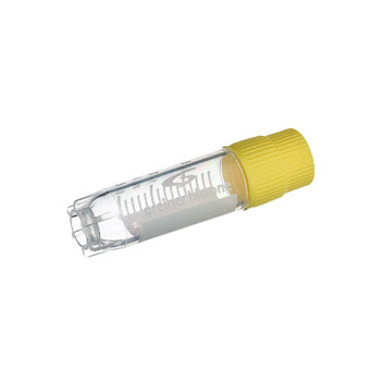 126278 冻存管 2ml，外旋，星形站立角，黄，有书写区 - Greiner
