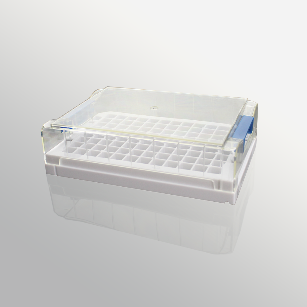 SBS-0050-96N SBS标准冻存板架,96孔,适配0.3mL/0.5mL内旋管