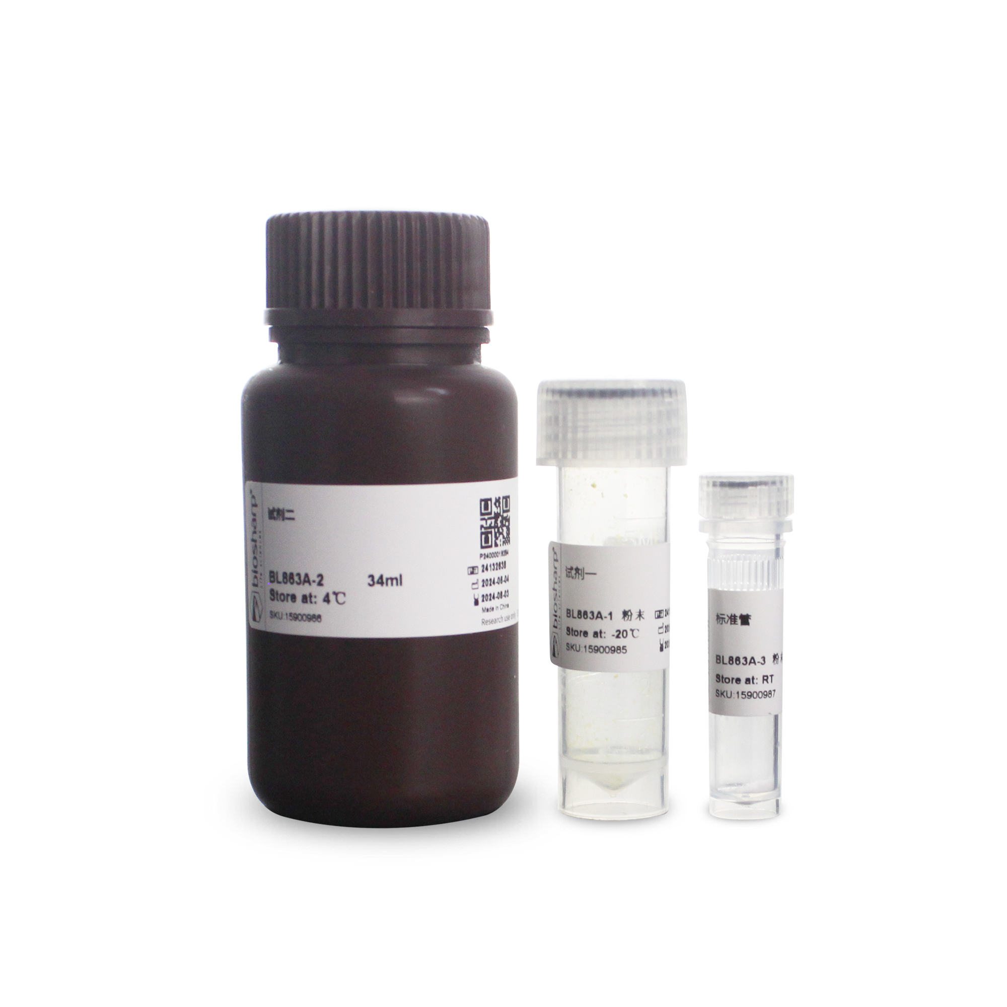BL863A 葡萄糖含量测定试剂盒(GOPOD氧化酶法) 分光法 - Biosharp/白鲨