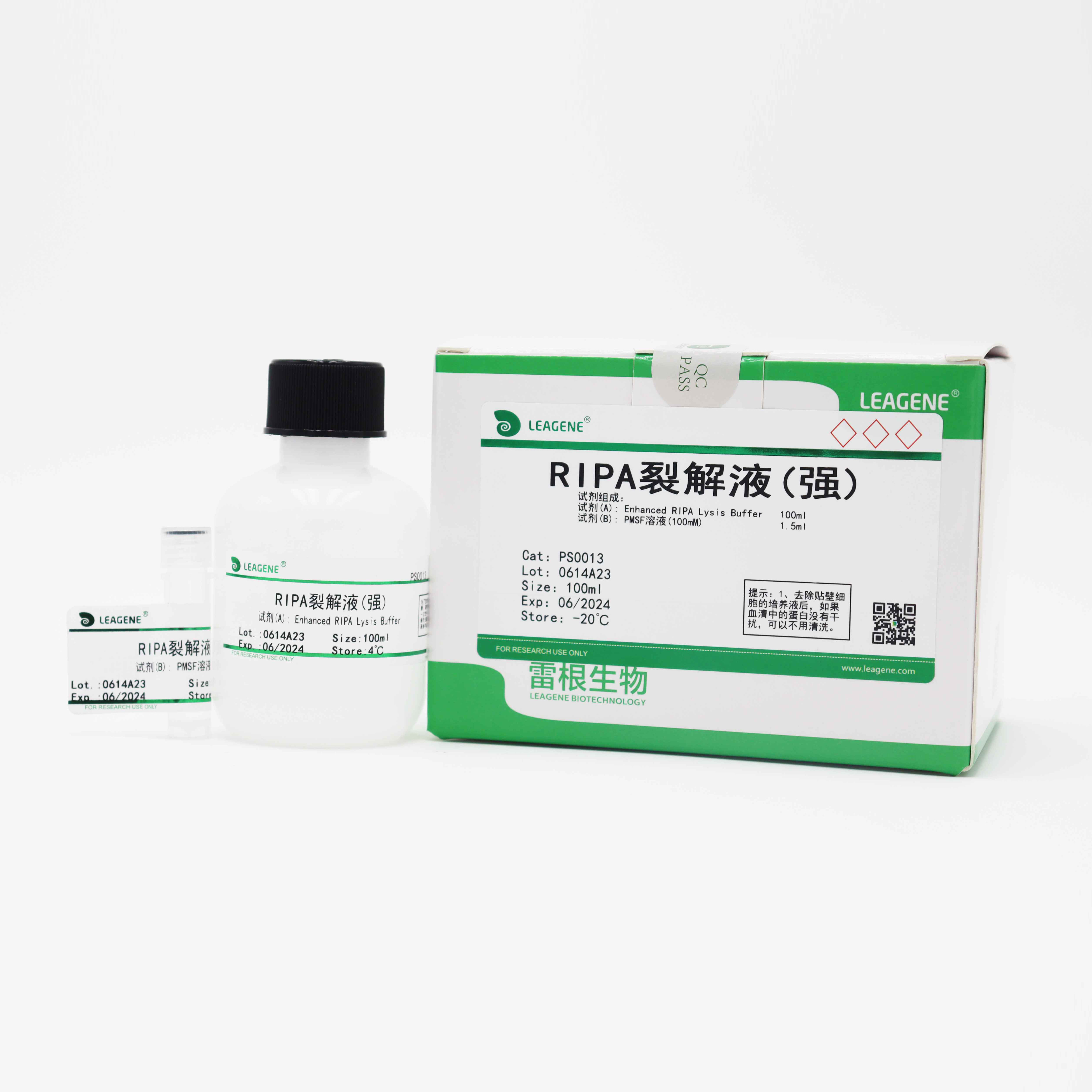 PS0013-100ml RIPA裂解液(强) - 雷根