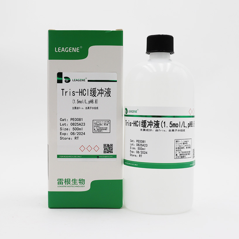 PE0081-500ml Tris-HCl缓冲液(1.5mol/L,pH8.8) - 雷根
