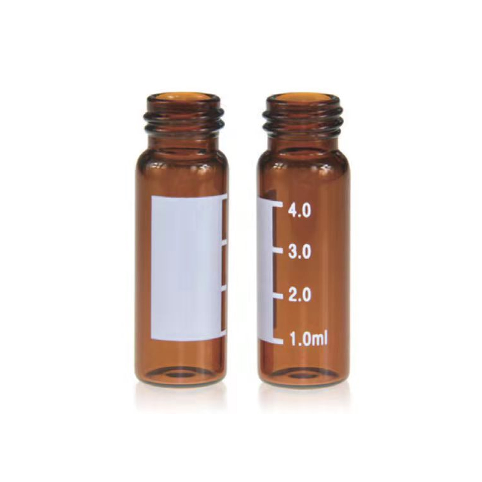 BS-JYP-4B 4ml螺口棕色玻璃进样瓶,带刻度,水解玻璃