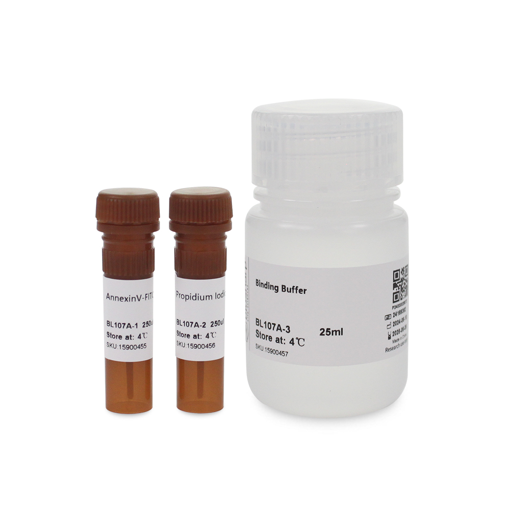 BL107A Annexin V-FITC/PI 双染细胞凋亡检测试剂盒(增强型)