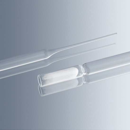 3234050 玻璃巴氏吸管，体积2ml，长230mm，带棉塞 - Marienfeld