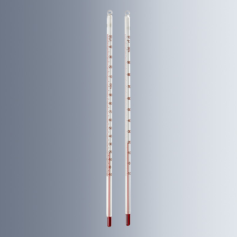 3011018 化学温度计，solid stem，-10-150℃，长240mm - Marienfeld