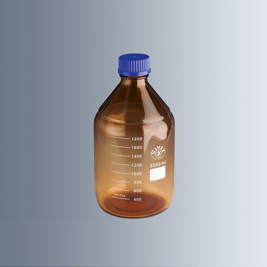 3607606 蓝盖试剂瓶，棕色，250ml - Marienfeld