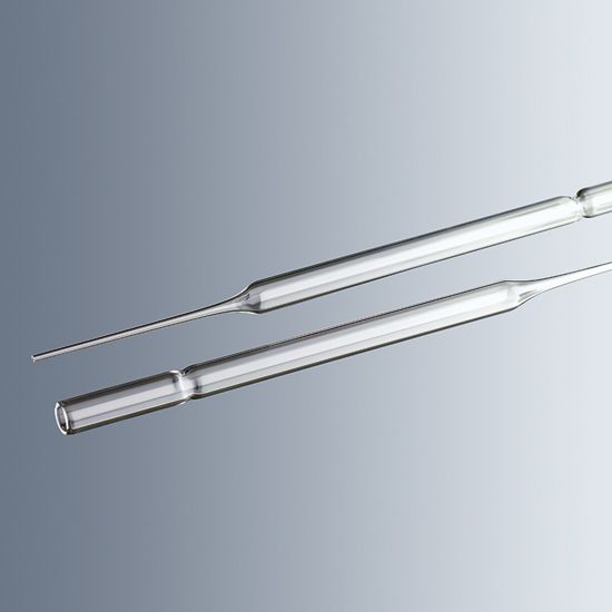 3233050 玻璃巴氏吸管，体积2ml，长230mm，不带棉塞 - Marienfeld