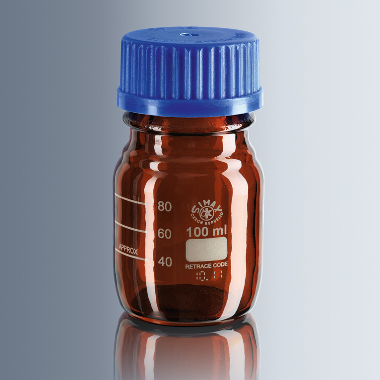 3607807 安全试剂瓶，棕色，500ml - Marienfeld
