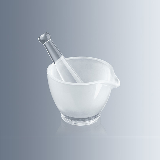 4201204 玻璃研钵，直径150mm，高110mm，体积600ml - Marienfeld