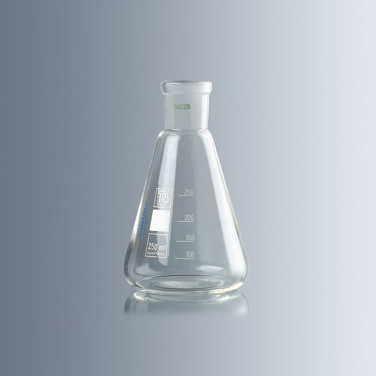 4310604 玻璃锥形瓶，100ml，NS 29/32磨口 - Marienfeld