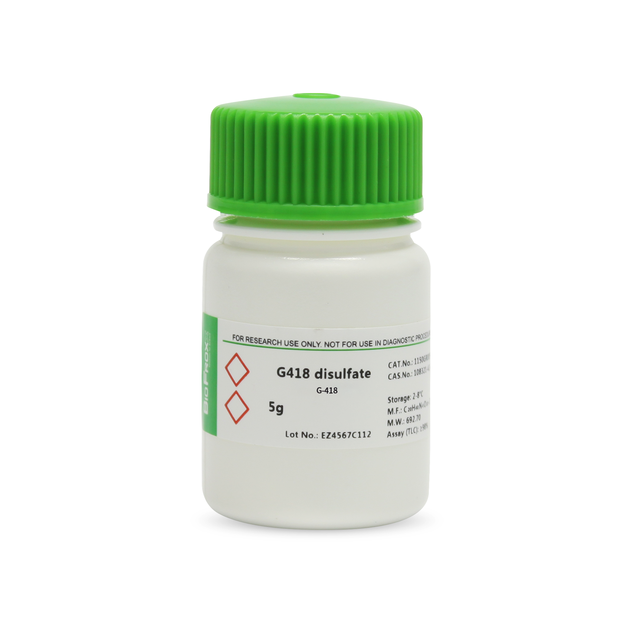 1150GR005 试剂G-418 Geneticin - BioFroxx