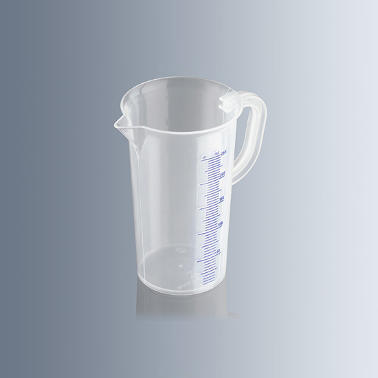 5501115 塑料量杯，体积3000ml，精度50ml，B级 - Marienfeld